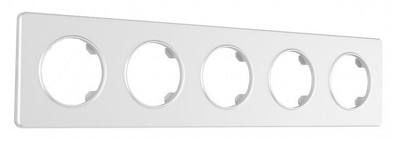 Рамка на 5 постов arte milano am-502.15 502.15-5.silver