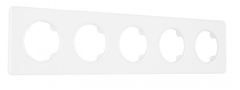 Рамка на 5 постов arte milano am-502.15 502.15-5.white