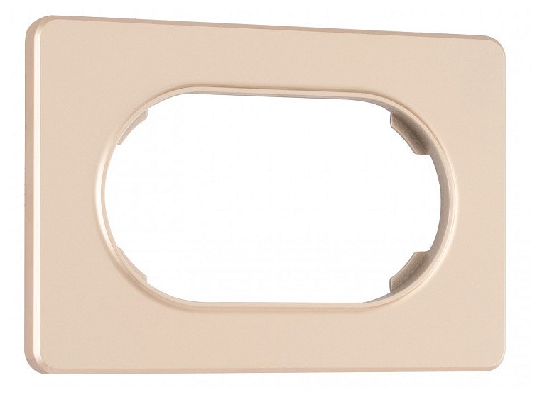 Рамка для двойной розетки arte milano am-502.15 502.15-double.shampan