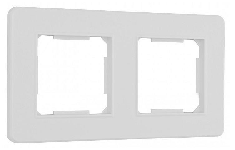 Рамка на 2 поста arte milano am-502.16 502.16-2.white