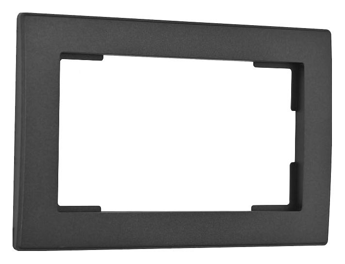 Рамка для двойной розетки arte milano am-503.06 503.06-double.black