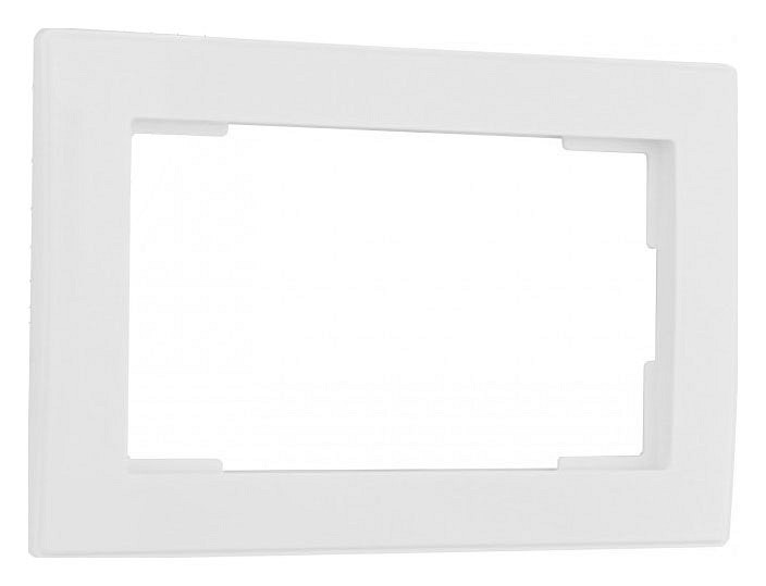 Рамка для двойной розетки arte milano am-503.06 503.06-double.white