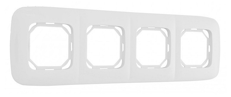 Рамка на 4 поста arte milano am-505.05 505.05-4.white