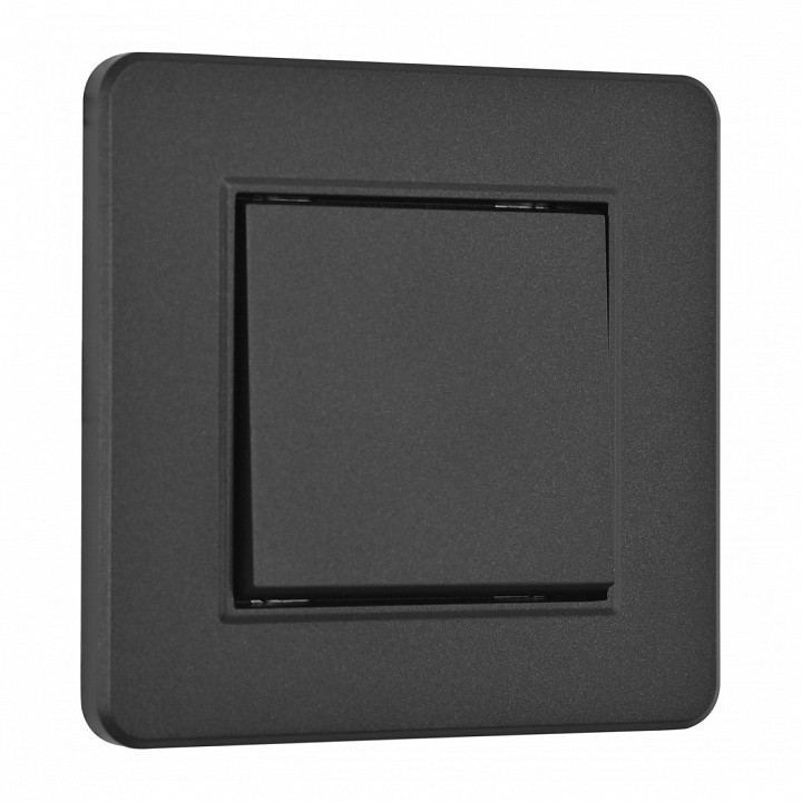 Выключатель одноклавишный arte milano set16-1 set16-1-30-1 black