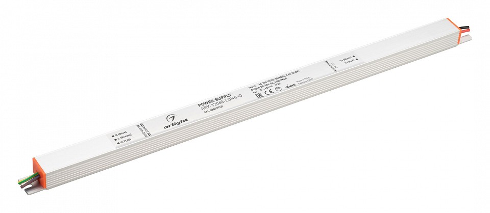 Блок питания с проводом arlight arv 024097(2)