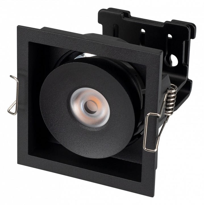Встраиваемый светильник arlight cl-simple-s80x80-9w day4000 (bk, 45 deg) 026875