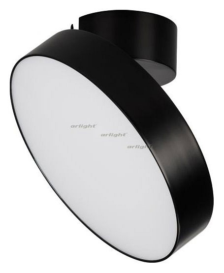 Светильник на штанге arlight sp-rondo-flap-r210-20w warm3000 (bk, 110 deg) 028165