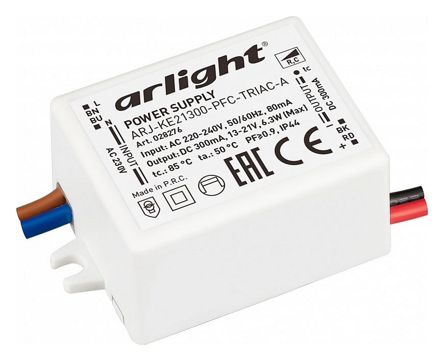 Блок питания с проводом arlight arj 028276