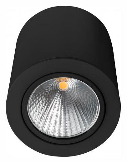 Накладной светильник arlight sp-focus-r120-16w day4000 (bk, 24 deg, 230v) 028742