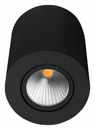 Накладной светильник arlight sp-focus-r90-9w warm3000 (bk, 24 deg, 230v) 029531