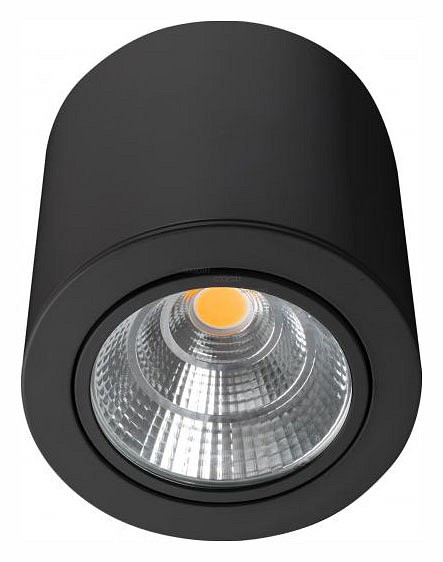 Накладной светильник arlight sp-focus-r140-30w day4000 (bk, 24 deg, 230v) 029537