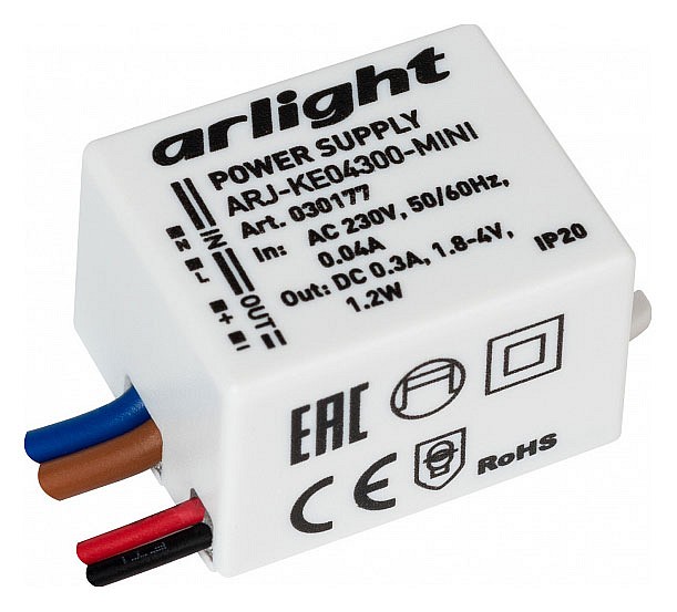 Блок питания с проводом arlight arj 30177