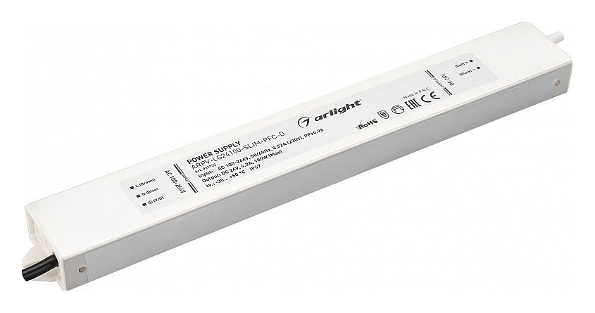 Блок питания с проводом arlight arpv-lg 031722