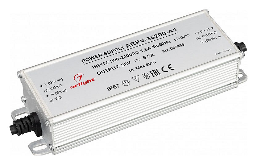 Блок питания с проводом arlight arpv 035966