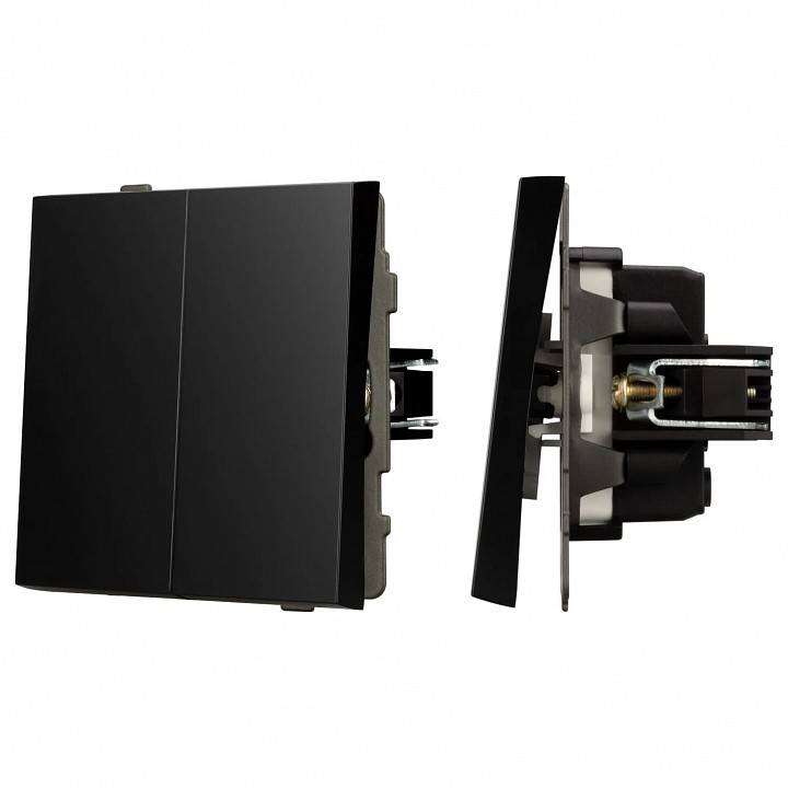 Выключатель двухклавишный без рамки arlight swt 054059