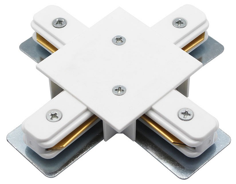Соединитель x-образный для треков arte lamp track accessories a110133