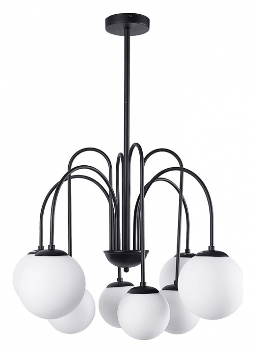 Люстра на штанге arte lamp mebsuta a1675lm-8bk