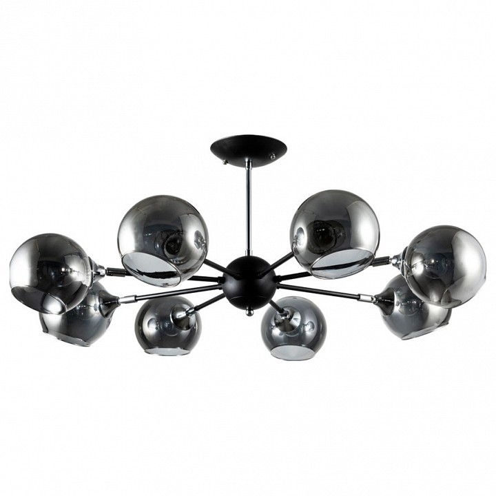 Люстра на штанге arte lamp lagos a2708pl-8bk