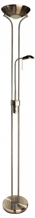 Торшер с подсветкой arte lamp duetto a4329pn-2ab