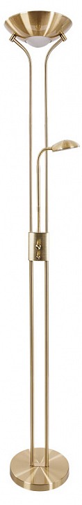 Торшер с подсветкой arte lamp duetto a4329pn-2pb