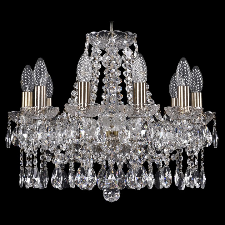 Подвесная люстра bohemia ivele crystal 1413 1413/10/165/pa