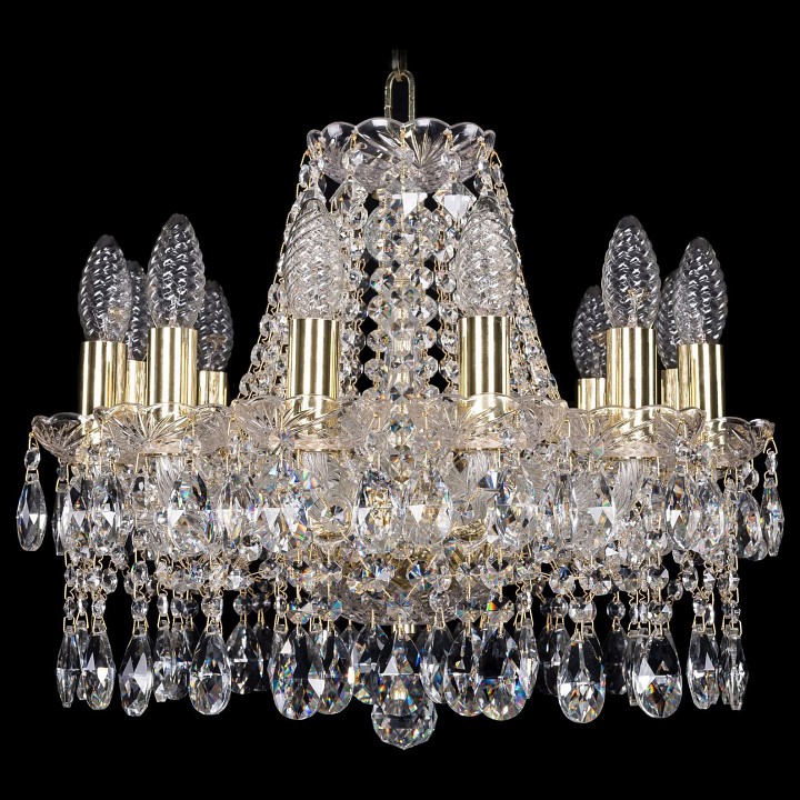 Подвесная люстра bohemia ivele crystal 1413 1413/12/141/g