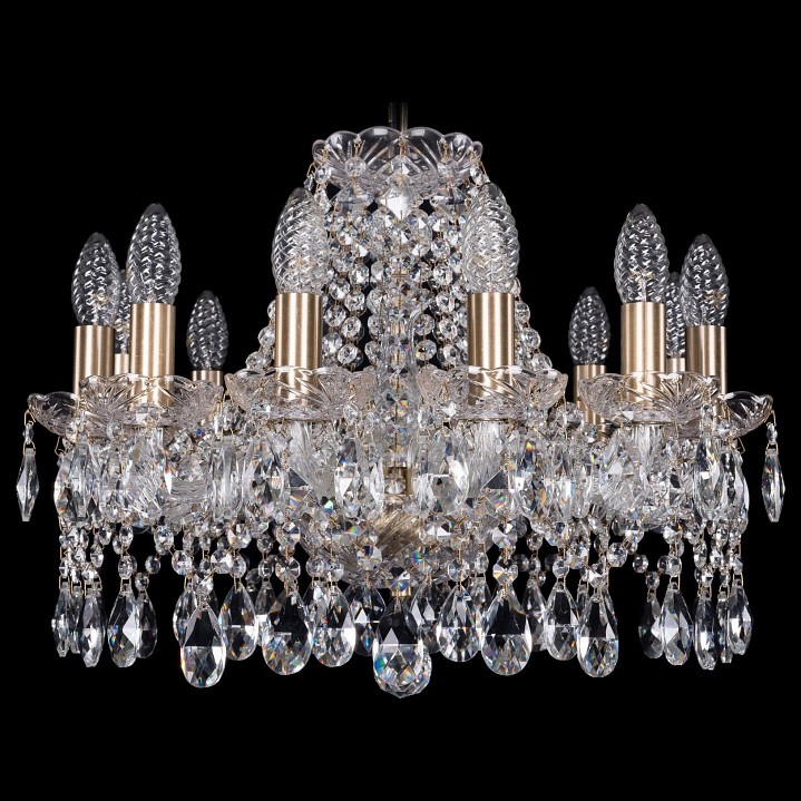 Подвесная люстра bohemia ivele crystal 1413 1413/12/165/pa
