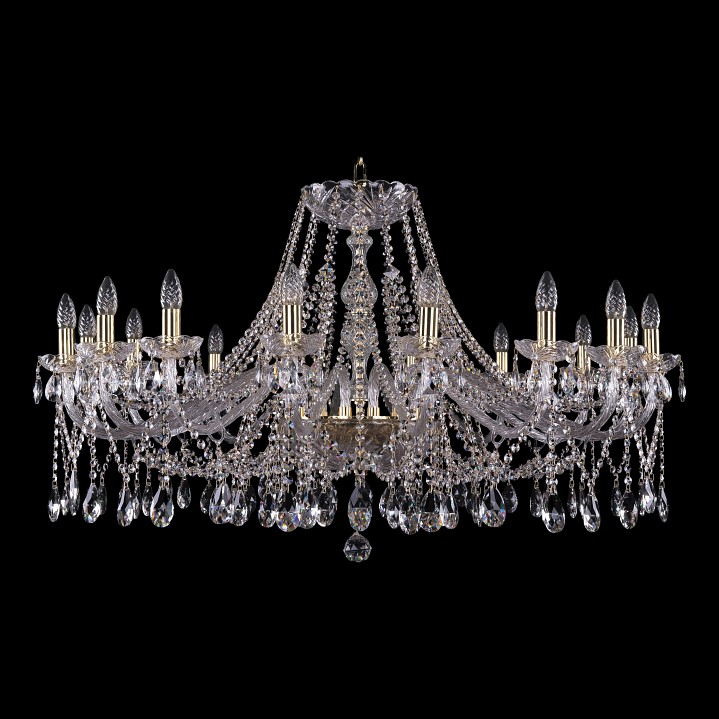 Подвесная люстра bohemia ivele crystal 1413 1413/16/400/g
