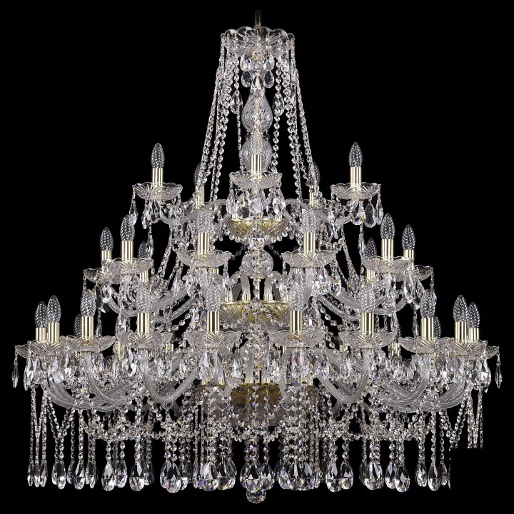 Подвесная люстра bohemia ivele crystal 1413 1413/20+10+5/400/3d/g