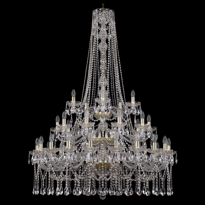 Подвесная люстра bohemia ivele crystal 1413 1413/20+10+5/400/h-158/3d/g