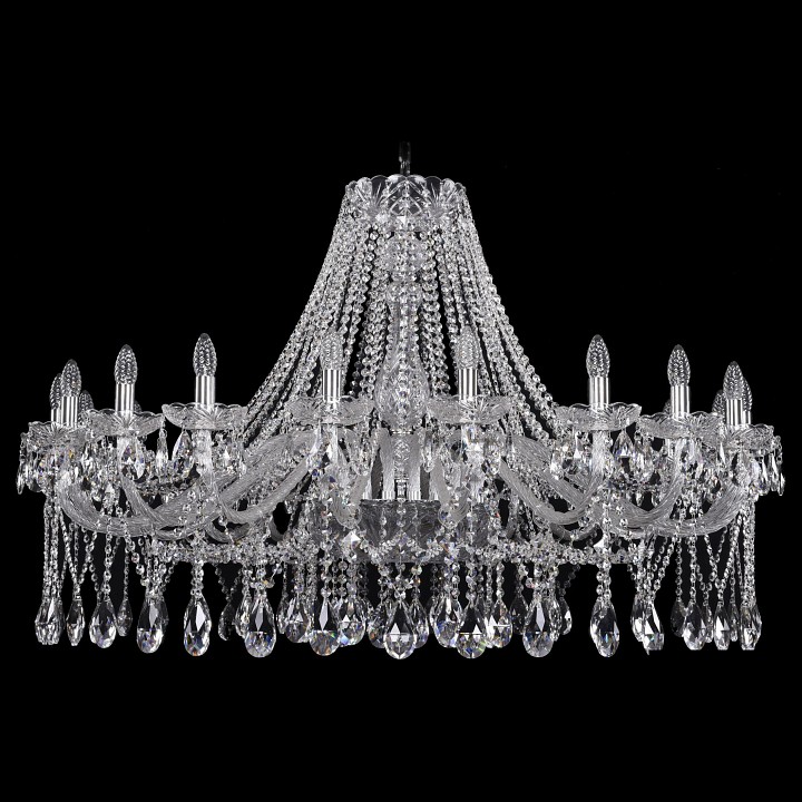 Подвесная люстра bohemia ivele crystal 1413 1413/20/460/ni