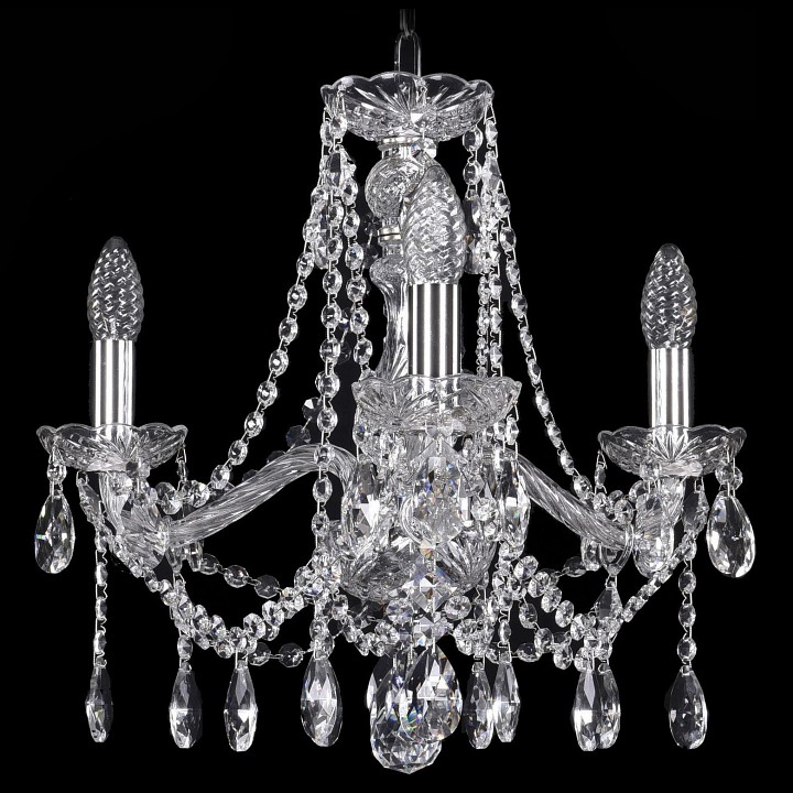 Подвесная люстра bohemia ivele crystal 1413 1413/3/165/ni