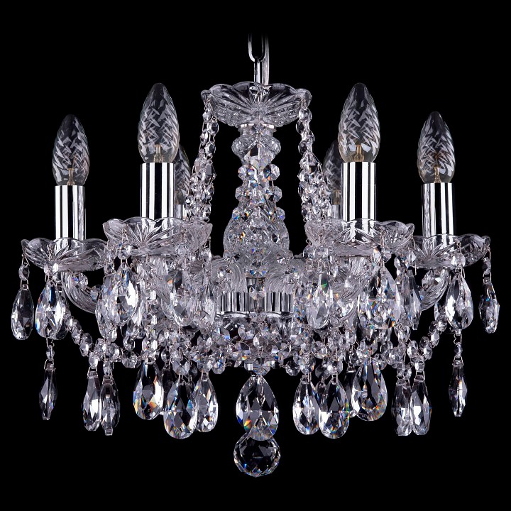 Подвесная люстра bohemia ivele crystal 1413 1413/6/141/ni