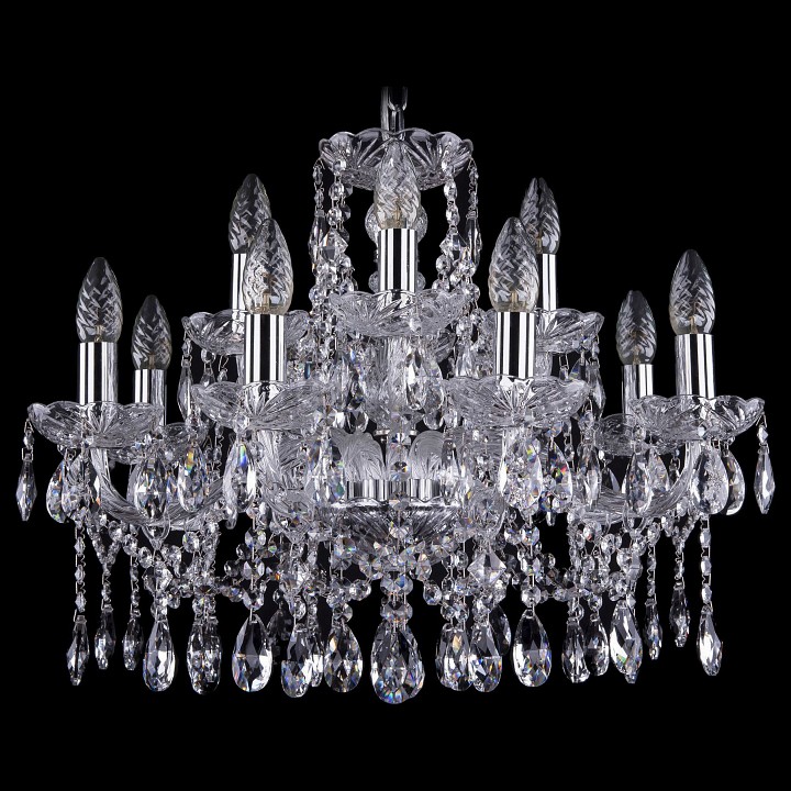 Подвесная люстра bohemia ivele crystal 1413 1413/8+4/200/ni