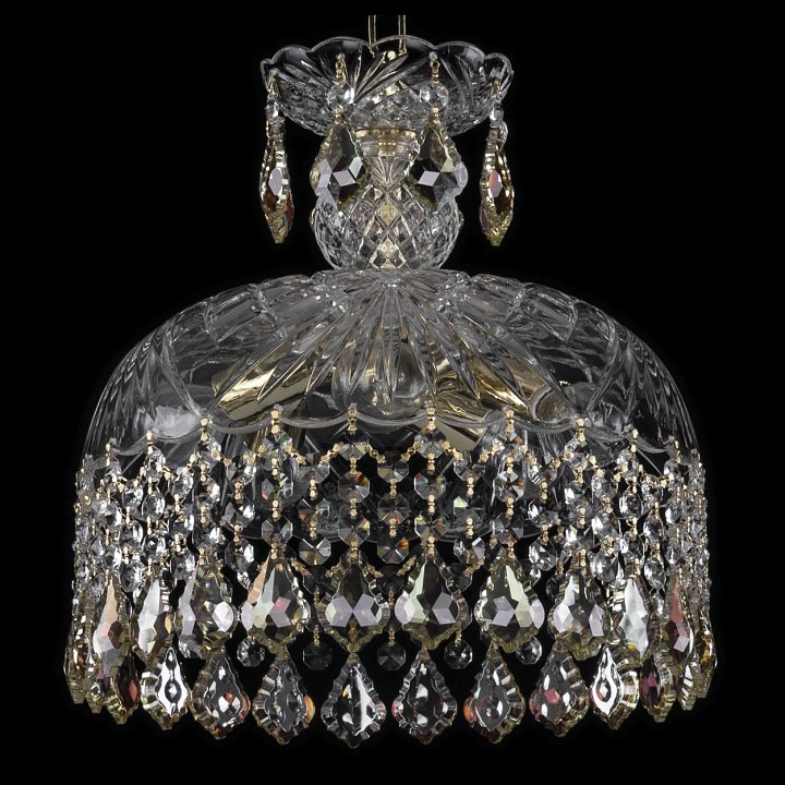 Подвесной светильник bohemia ivele crystal 1478 14781/30 g leafs k801