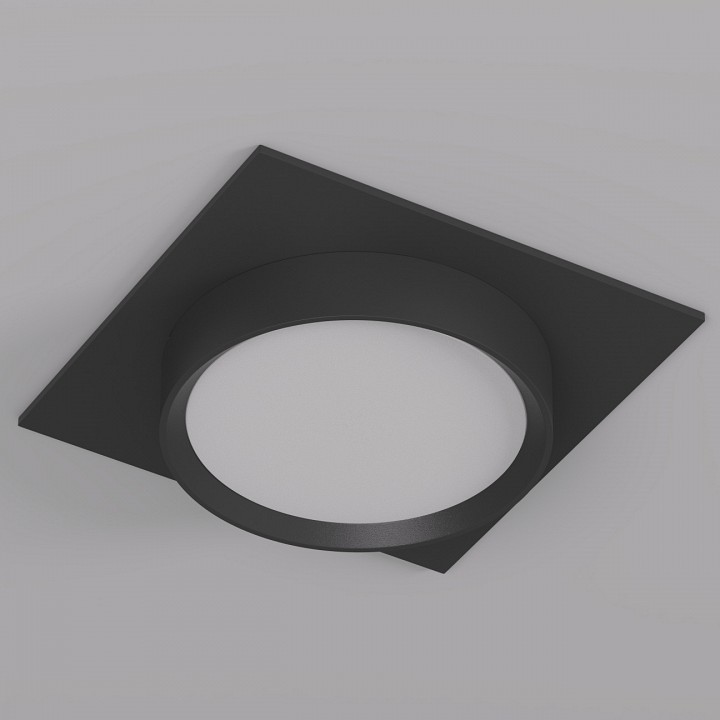 Встраиваемый светильник denkirs flat dk2091-bk