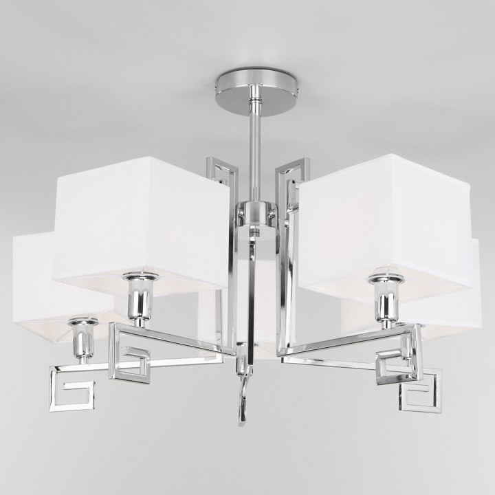 Люстра на штанге eurosvet alma 60115/5 хром