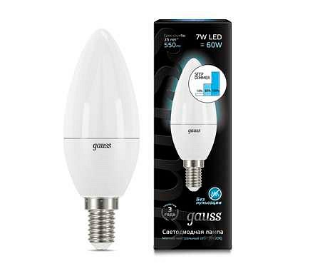 Лампа светодиодная gauss 1031 e14 7вт 4100k 103101207-s