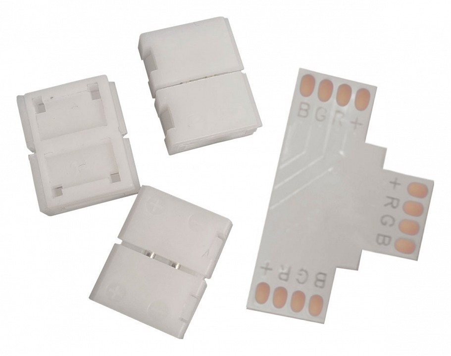 Соединитель лент t-образный жесткий gauss basic bt430