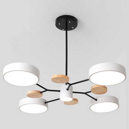 Люстра на штанге imperiumloft meade lamps white meade-01