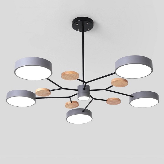 Люстра на штанге imperiumloft meade lamps grey meade-01