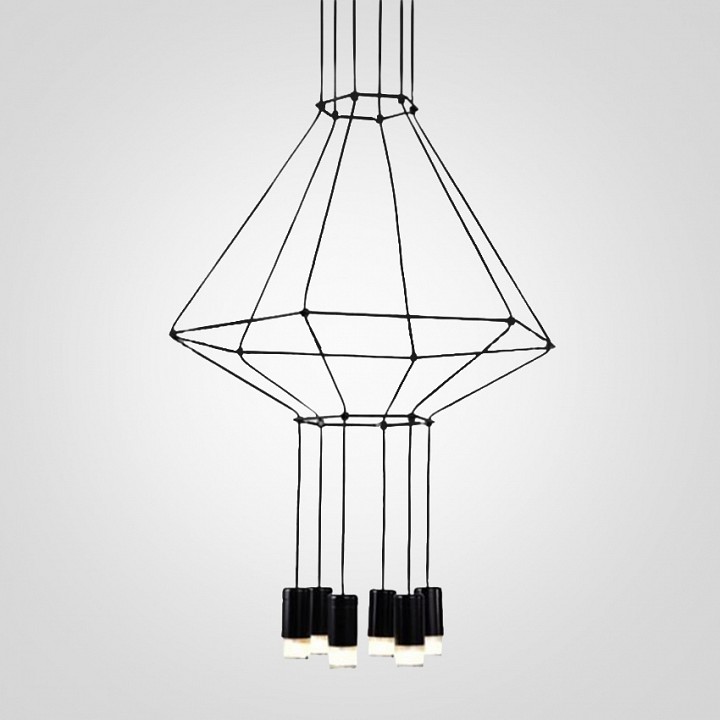 Подвесная люстра imperiumloft vibia wireflow 40, 1641
