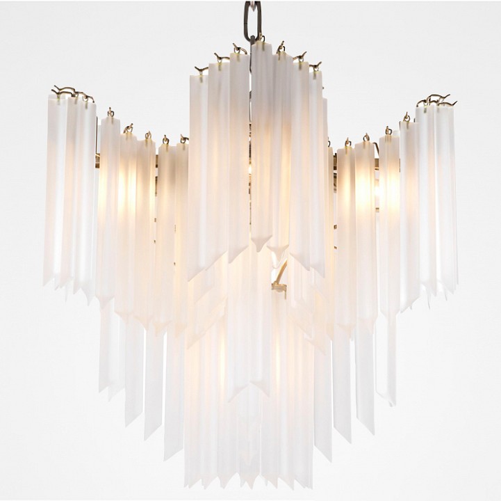 Подвесная люстра imperiumloft chandelier pulsar white glass 40.2107