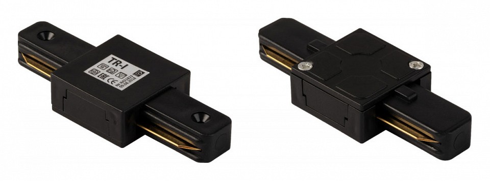 Соединитель линейный для треков imex трек 1 bk tr-i bk