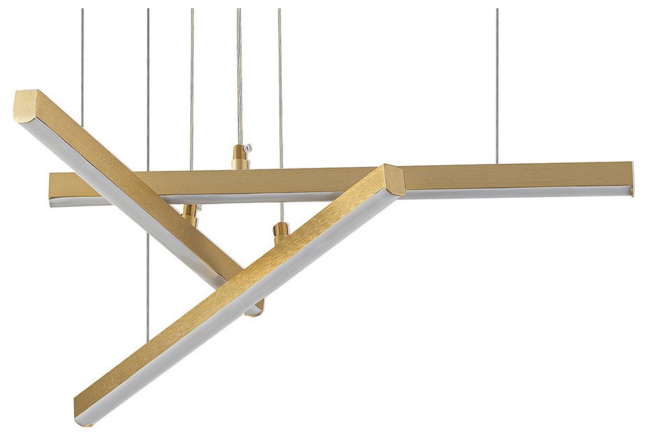 Подвесная люстра indigo paralleli 14017/3p gold