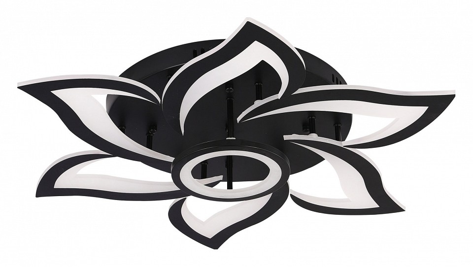 Потолочная люстра natali kovaltseva olimp high-tech led lamps 82020 black