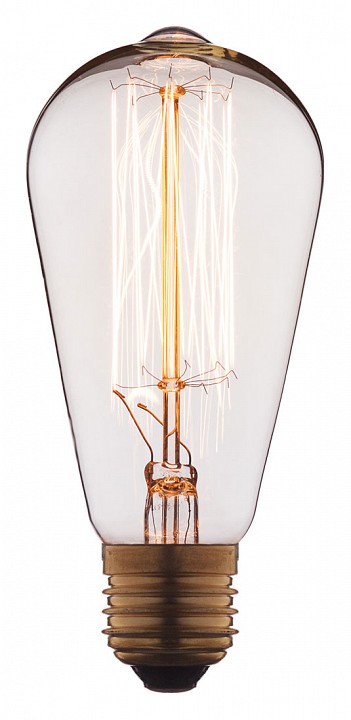 Лампа накаливания loft it edison bulb e27 40вт 2400-2800k 1007-67735