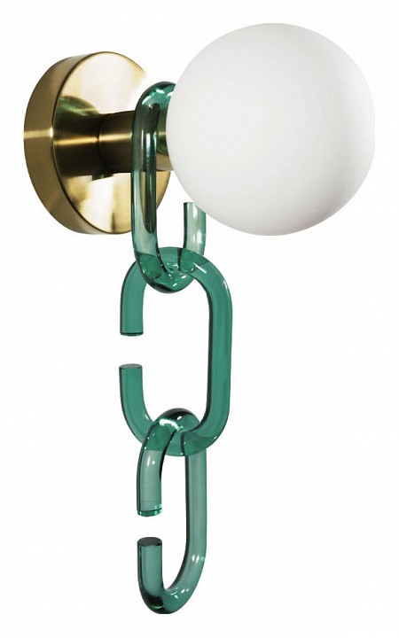 Бра loft it chain 10128w green