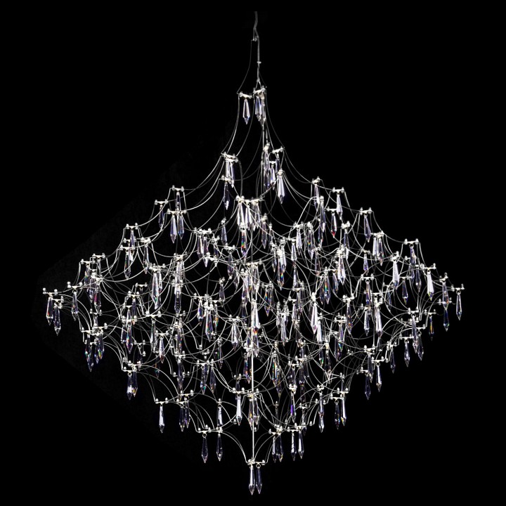 Подвесная люстра loft it mira 10259/1200 silver asfour