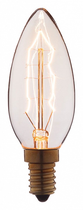 Лампа накаливания loft it edison bulb e14 40вт 2700k 3540-g